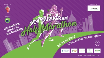 New Gurugram Half Marathon 2022, Coach Ravinder Gurugram